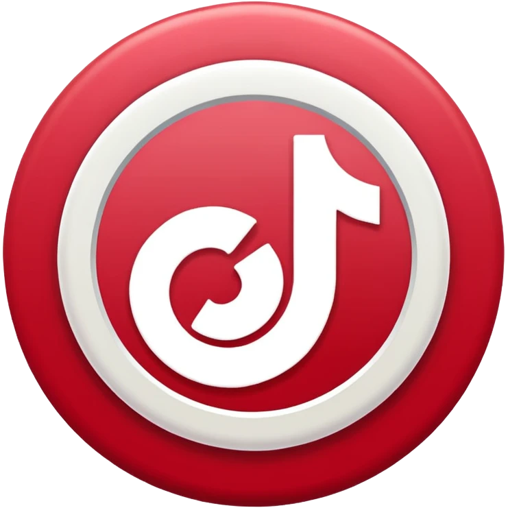 Tik tok logo emoji