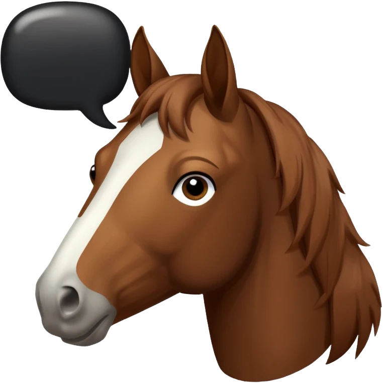 Horse saying I'm stefan emoji