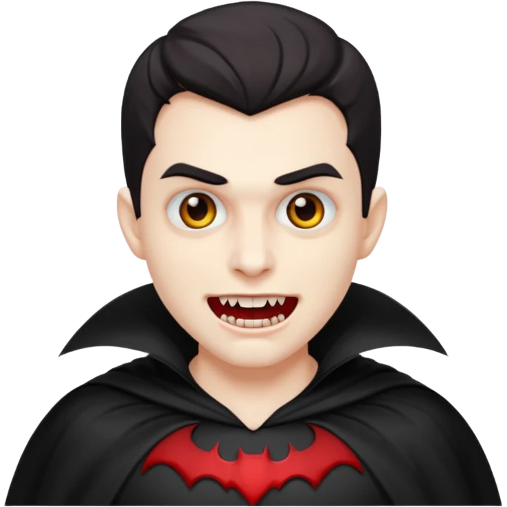 Upward facing vampire emoji  emoji