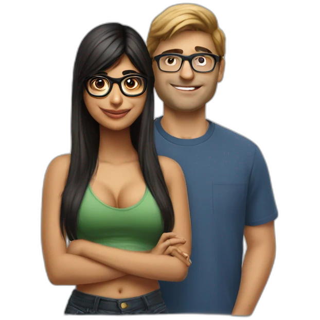 mia khalifa with dick emoji