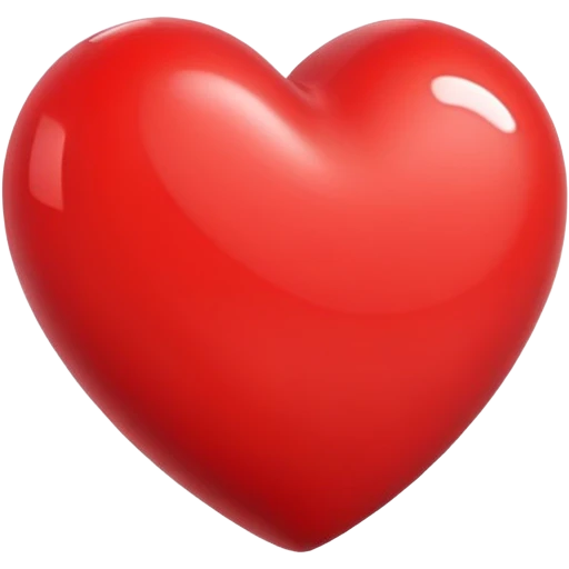 red heart emoji