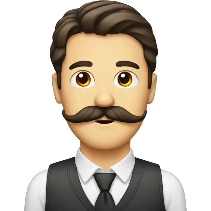 mustache emoji