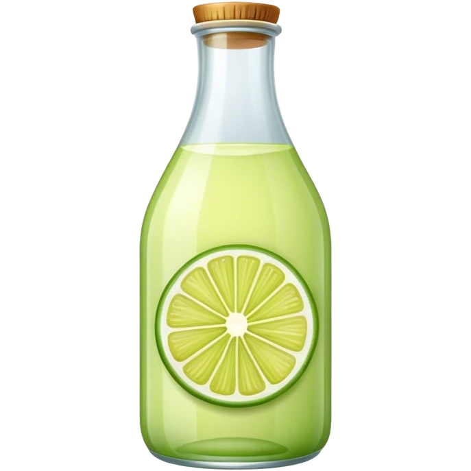 Lime juice bottled emoji