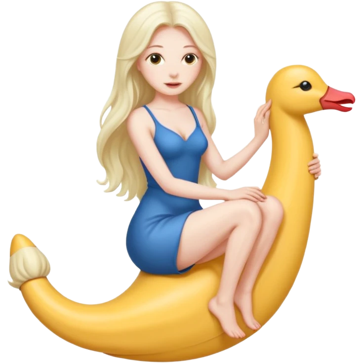 Realistic Nudes big titts woman sitting on a dildo, on the tip of vagina emoji