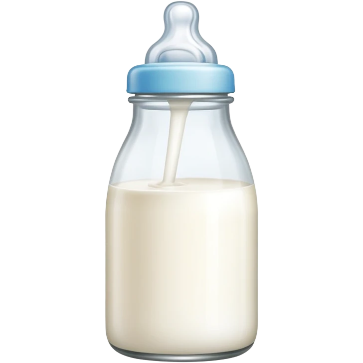 baby bottle with milk, biberon emoji