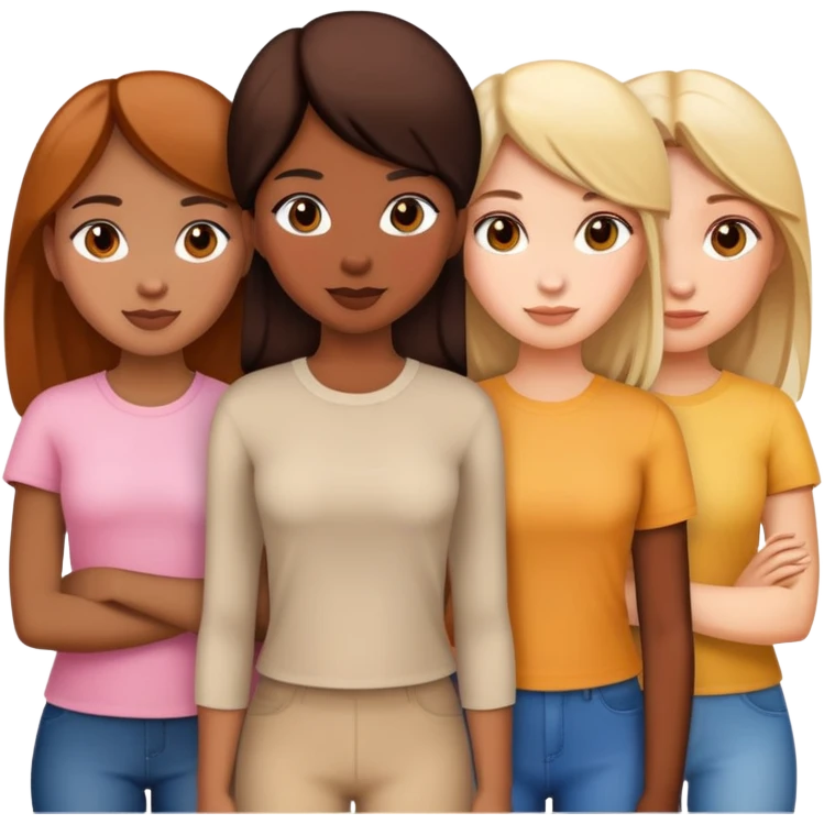 5 girls  emoji