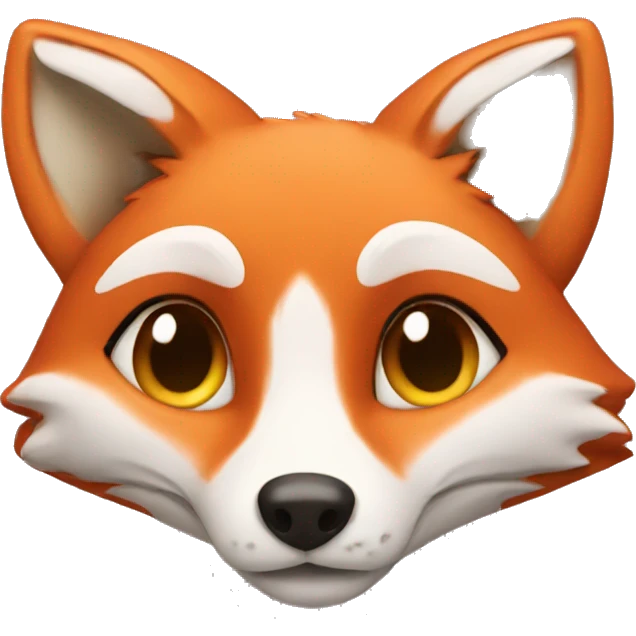 Fox with kisses  emoji