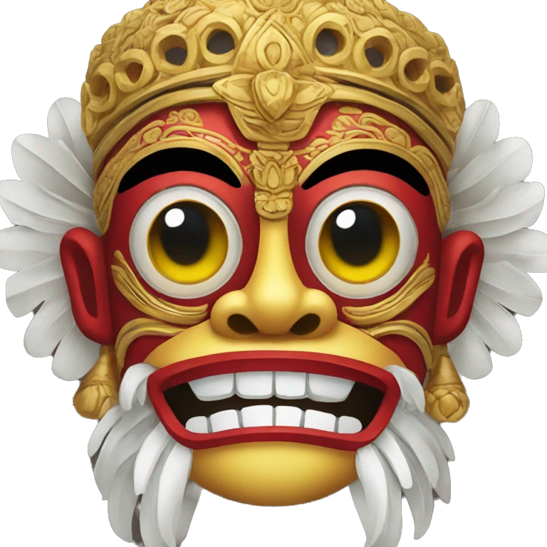 balinese barong mask emoji