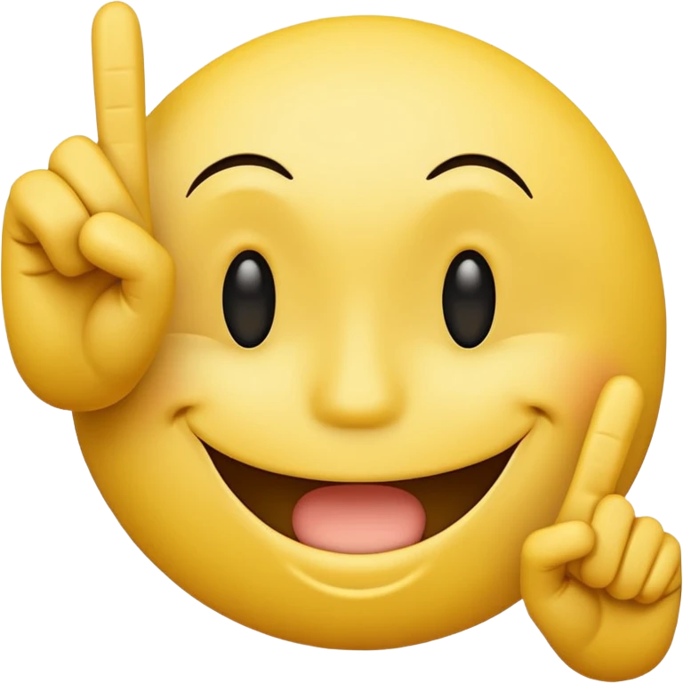 can you make a smiley with 2 middlefingers? emoji