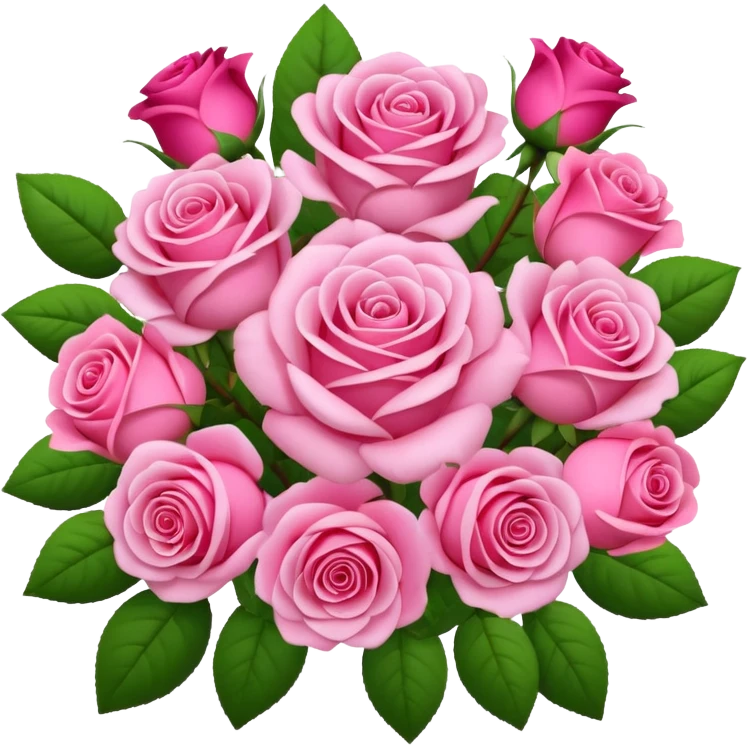 Huge pink flower bouquet with different flowers and pink tones and roses emoji emoji