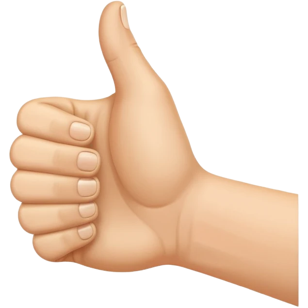 thumbs up hand emoji