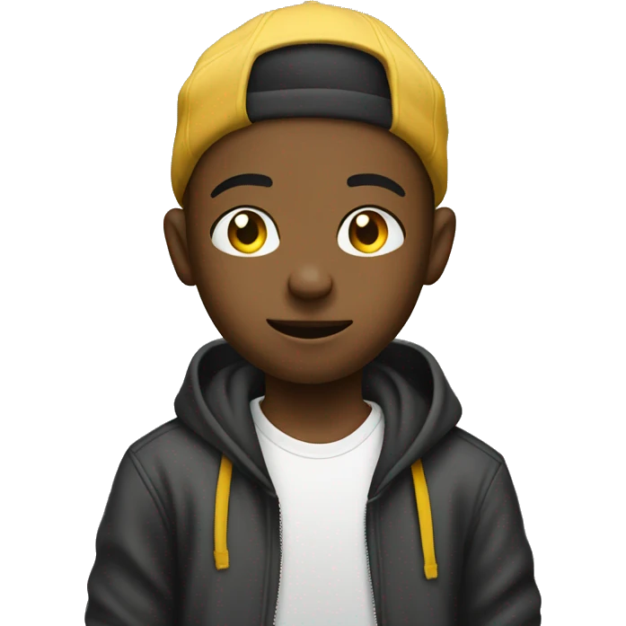 young streetwear boy losing money emoji