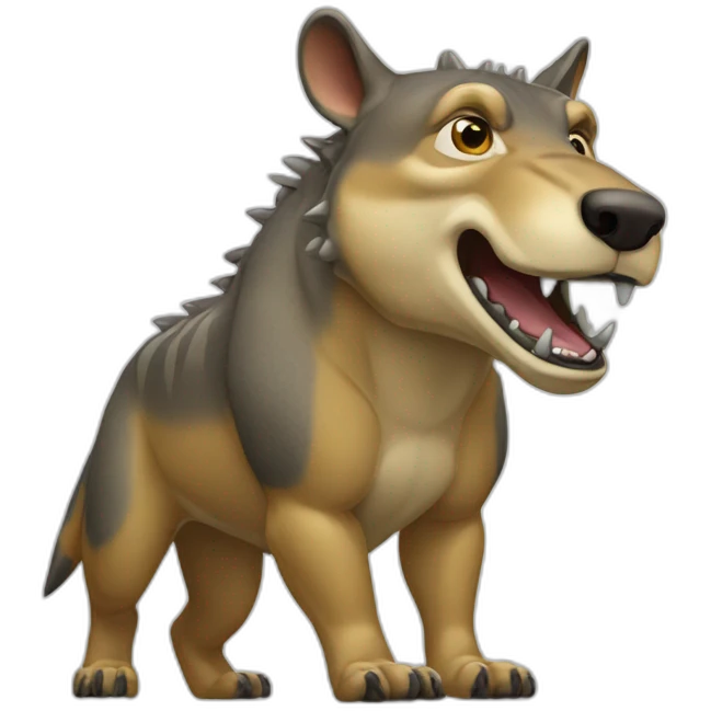 Andrewsarchus standing emoji