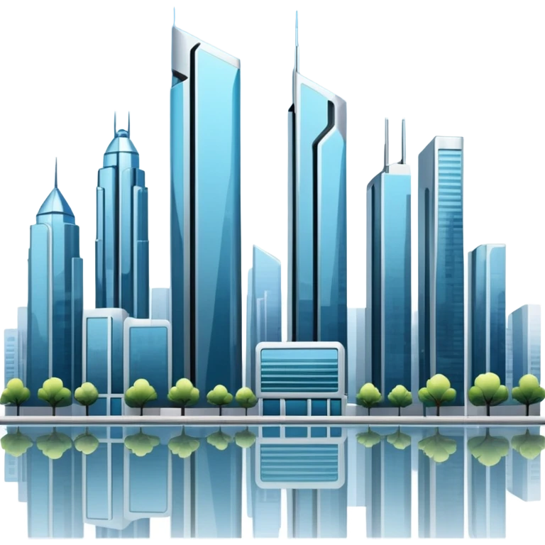 futuristic neighborhood emoji