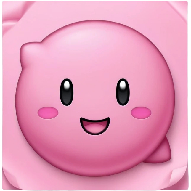 post it note with scribble kirby emoji