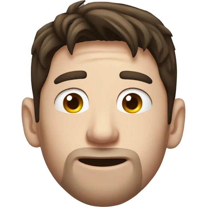 Messi mewing emoji