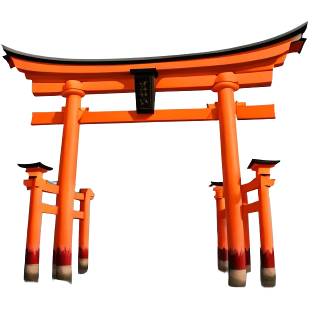 ​Cinematic Realistic Itsukushima Shrine, depicted as the iconic floating torii gate and shrine complex on the water, with vibrant vermilion hues contrasting against the serene blue sea and sky, rendered with intricate architectural details and soft, ethereal lighting that captures its spiritual beauty, emoji