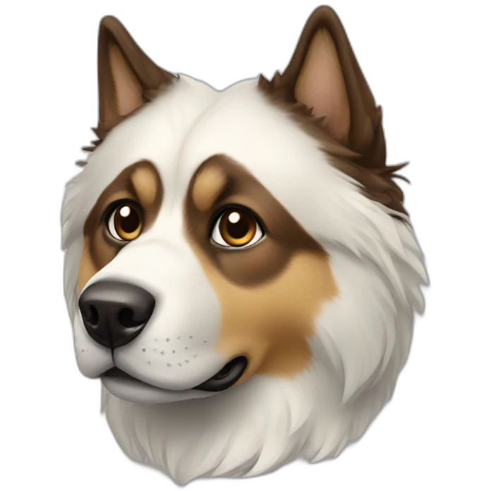 dog siberian emoji