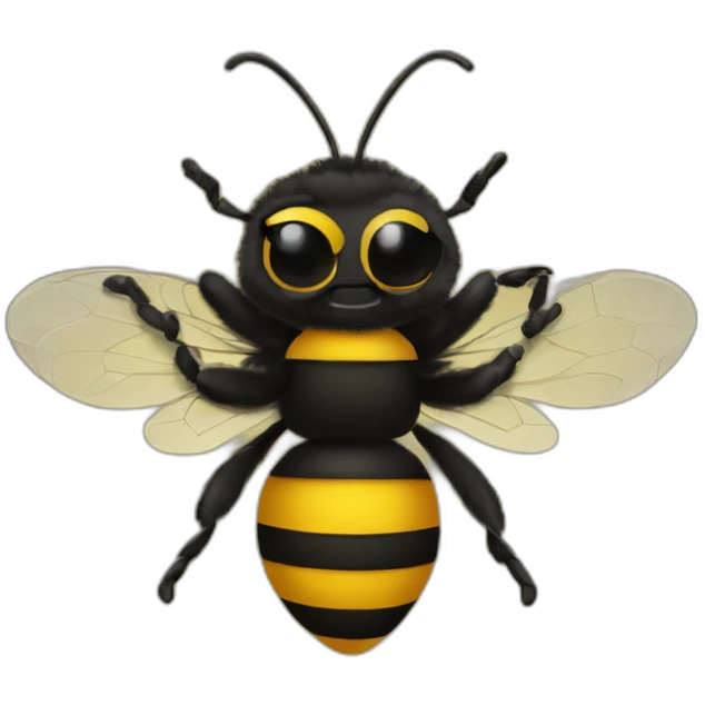 John Lenon as a bee emoji