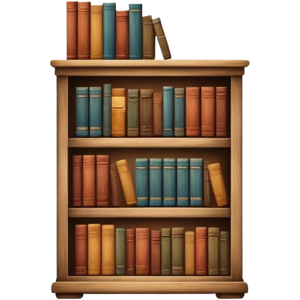 Bookshelf vintage  emoji