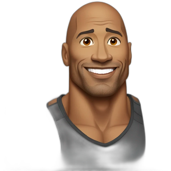 Dwayne Johnson emoji