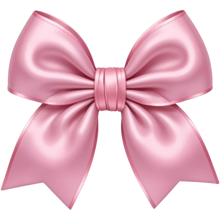 Light pink y2k bow emoji