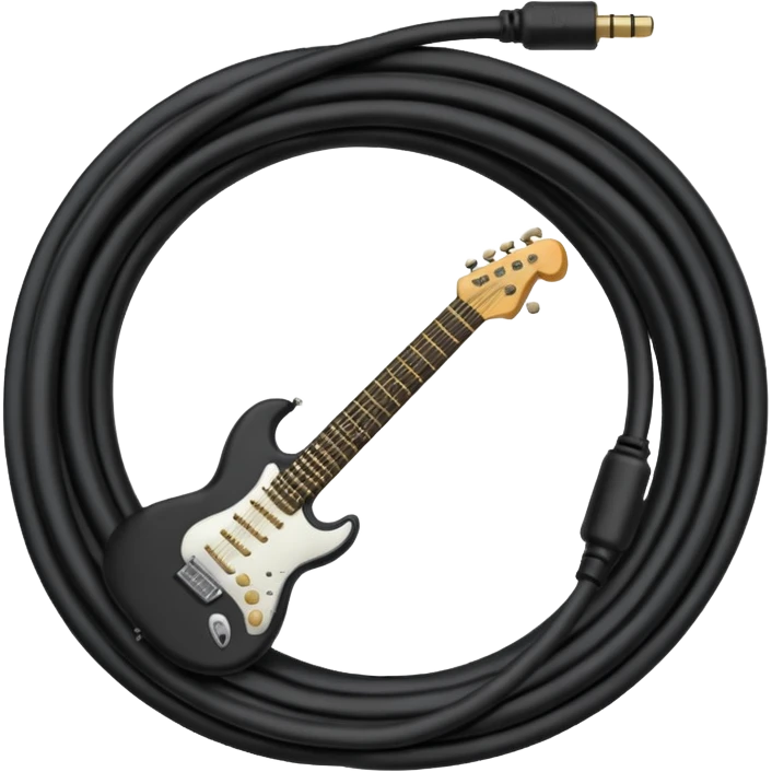 guitar cable emoji