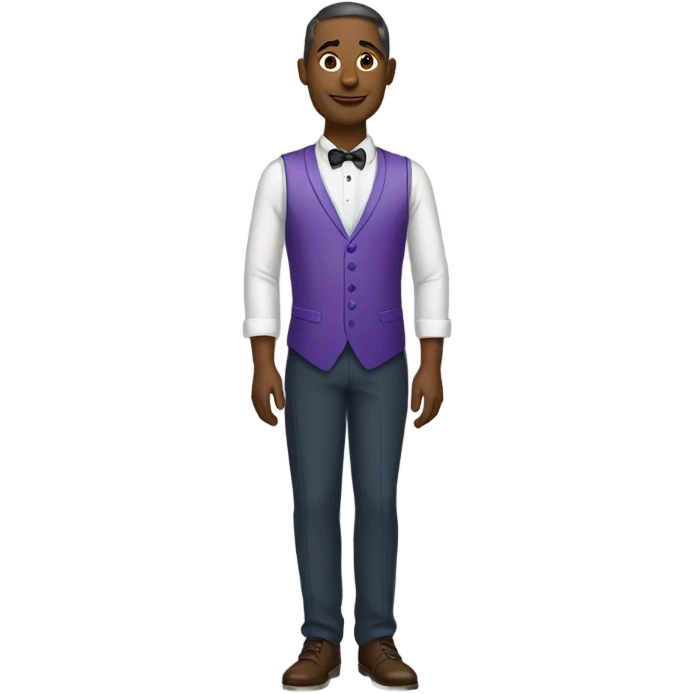 Man wearing a dress emoji