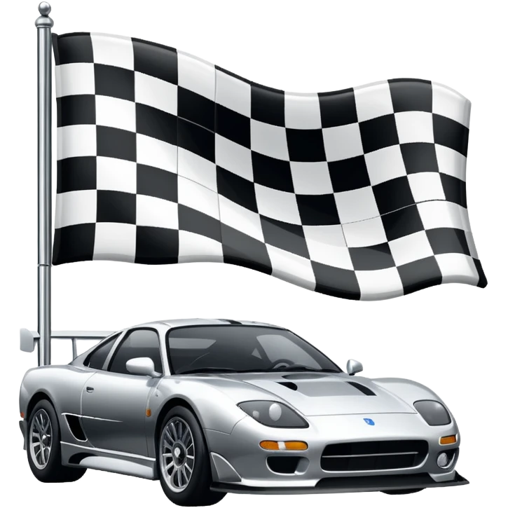 sorayama Chequered flag emoji