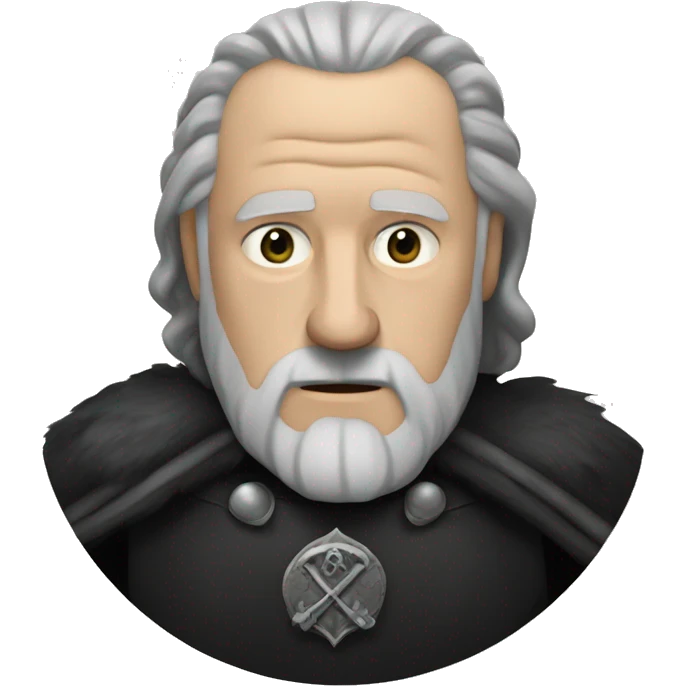 Jeor Mormont in HBO Game of Th'ronhrone emoji