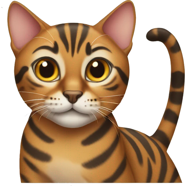 Bengal female cat emoji