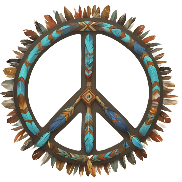 Native American peace sign emoji
