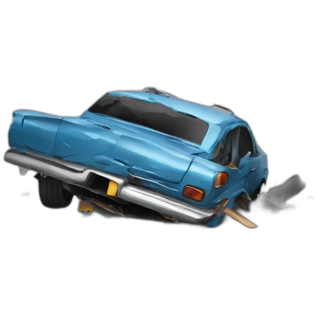 Car crash emoji
