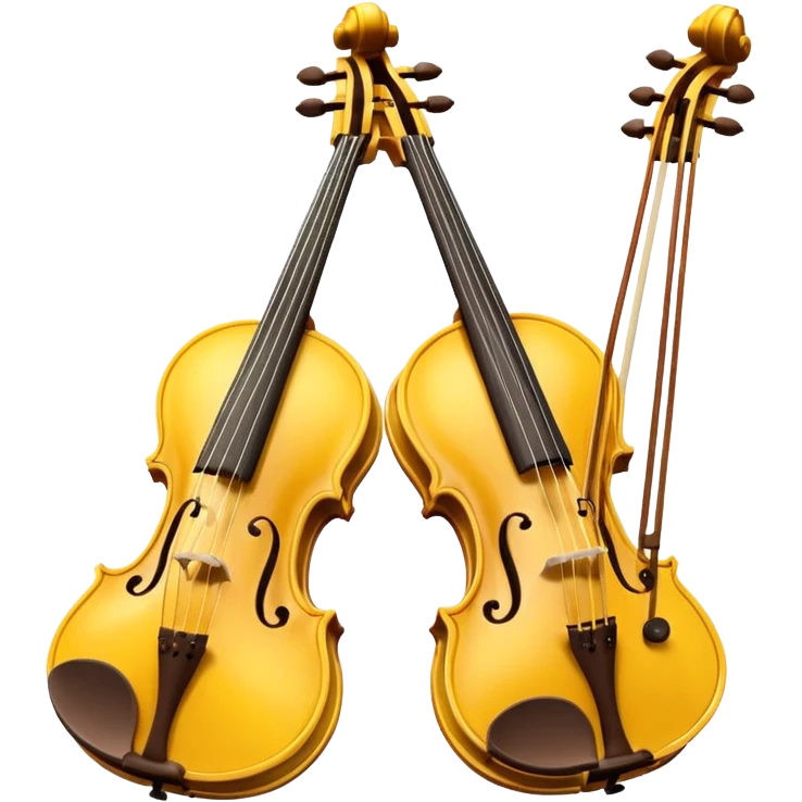 yellow violins emoji