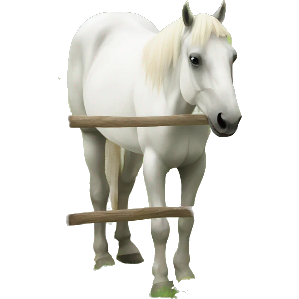 pasture with horse emoji