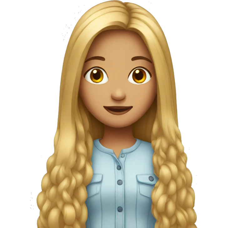 girl with long hairs   emoji
