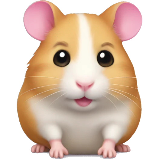 Pink Hamster  emoji