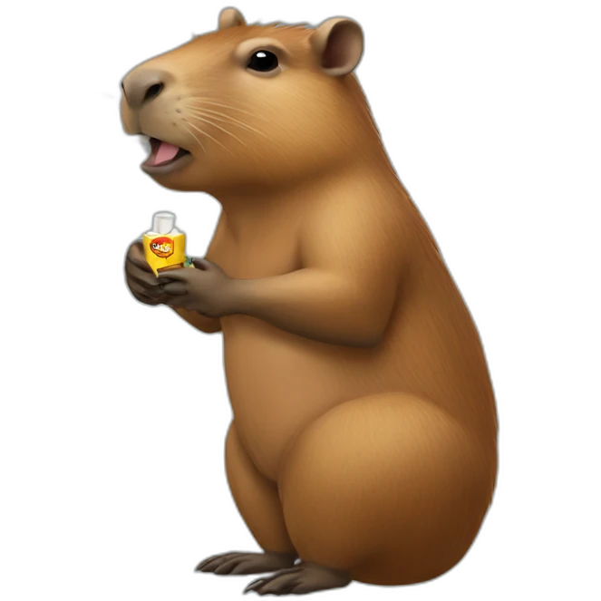 a-capybara-smoking-a-cigarette emoji