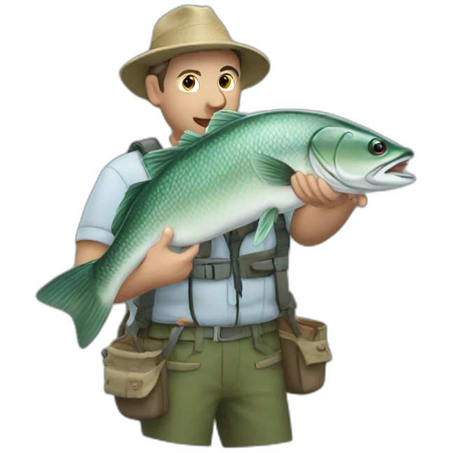 the angler emoji