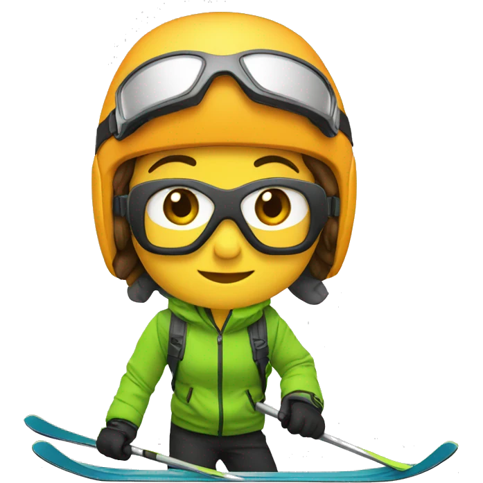 ski randonee emoji