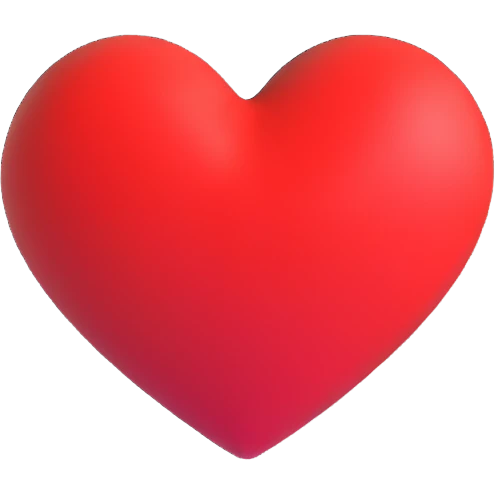 red heart emoji
