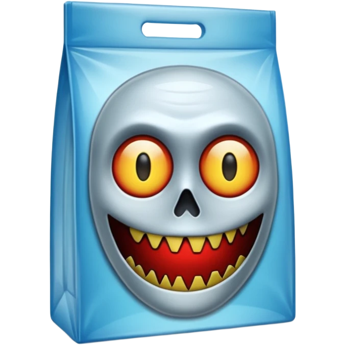 Horror movie DVD package emoji