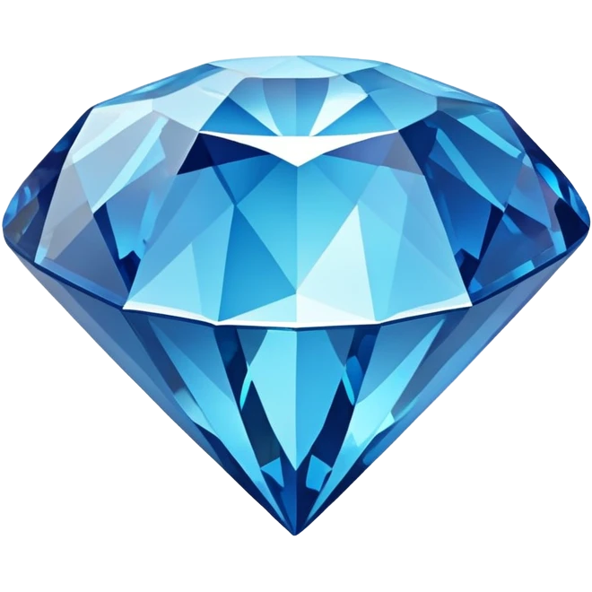 blue diamond emoji