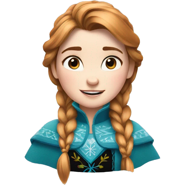 Anna from Frozen emoji