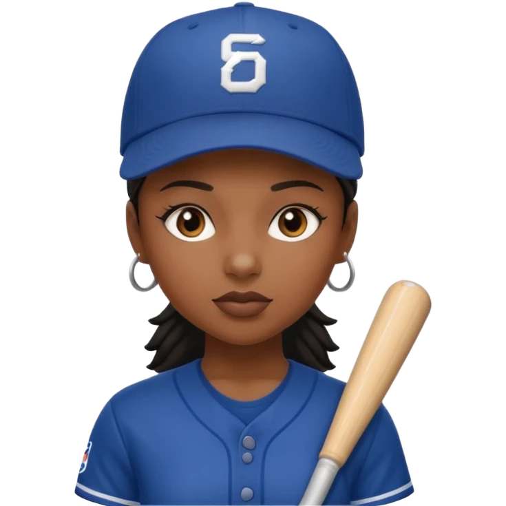 black girl Bold, edgy, confident, sporty, fearless, striking, urban, statement-making emoji