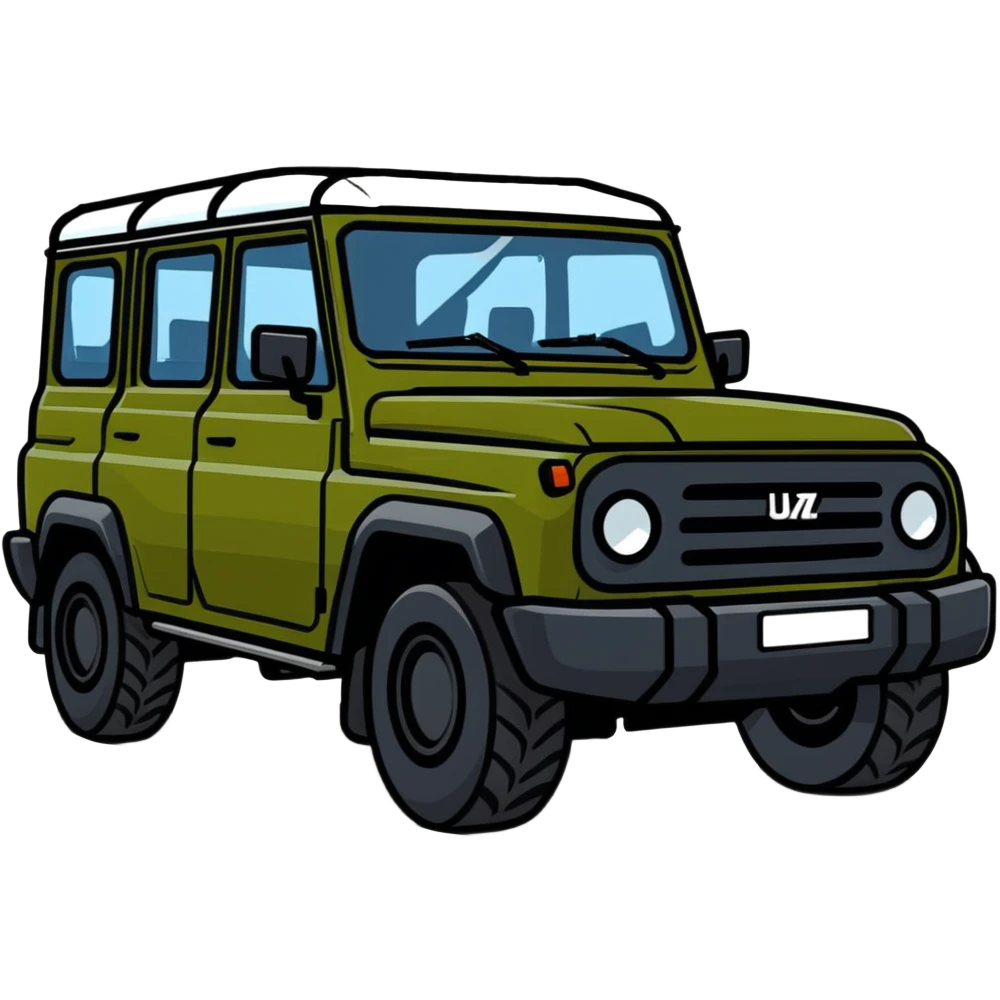 UAZ Patriot Russian 4x4 SUV with rugged appearance emoji