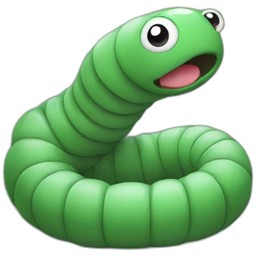 worm emoji