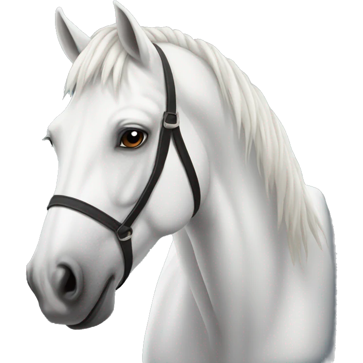 white horse  emoji