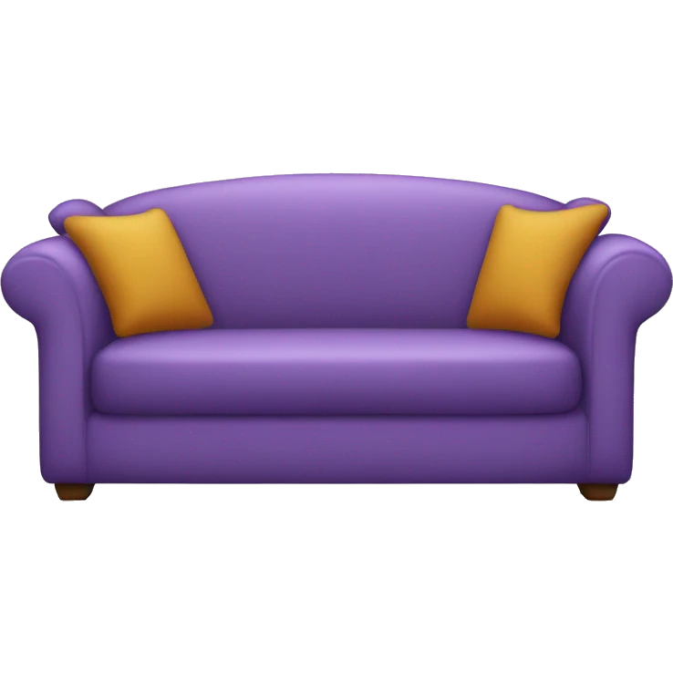 Purple couch emoji