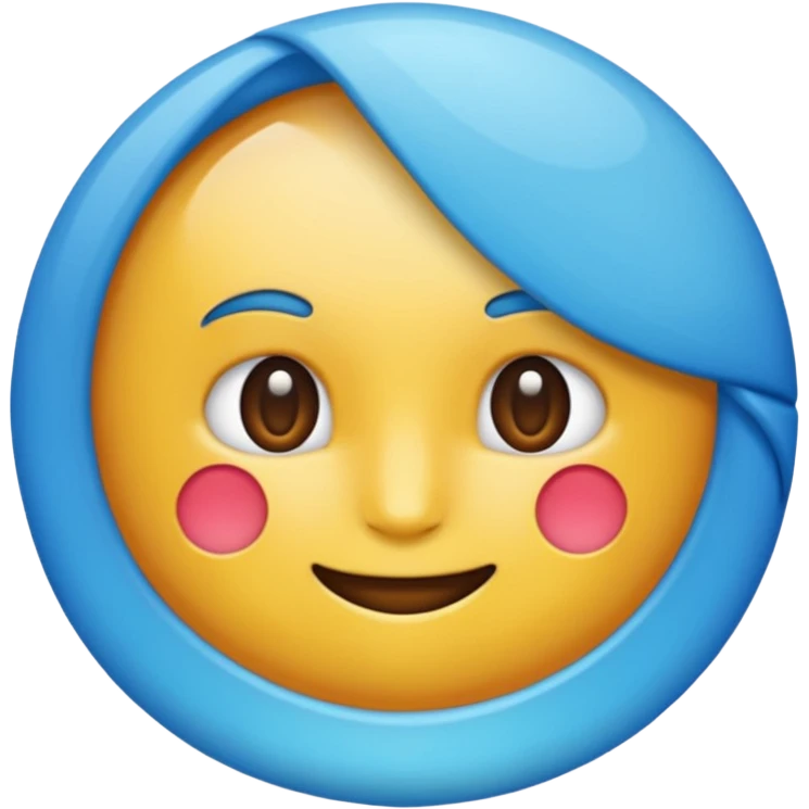 ✔️ crea este emoji pero en celeste emoji